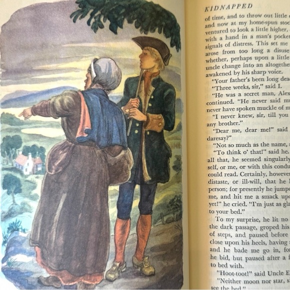 VINTAGE Kidnapped by Robert Louis Stevenson - 1949 Edition - Classic Books - Picture 9 of 16
